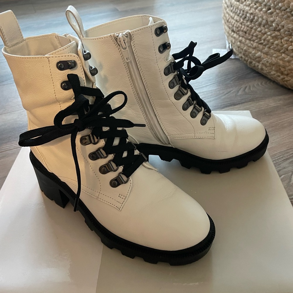 BP. White Booties